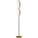 Hilo 63.5 inch 17.00 watt Brushed Gold Floor Lamp Portable Light