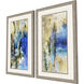 Abstract Collection Blue Framed Art