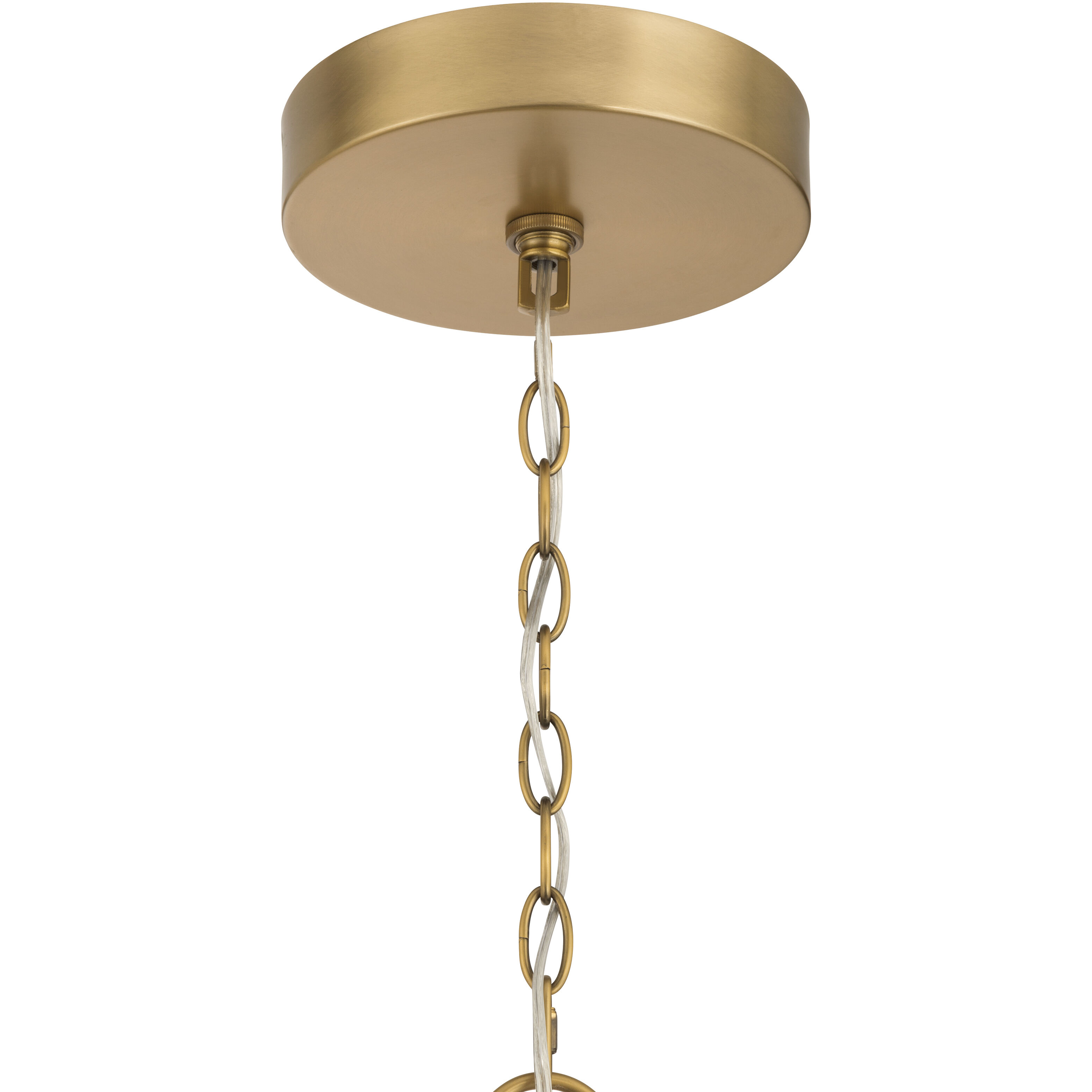 Jezelle LED 34.25 inch Legacy Brass Pendant Ceiling Light