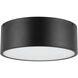 Alora Mood Brisbane 2 Light 12 inch Matte Black Flush Mount Ceiling Light