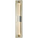 Double Axis LED 4.6 inch Vintage Platinum ADA Sconce Wall Light, Small