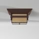 Estate Series Harbor LED 12 inch Anchor Bronze Outdoor Flush Mount