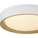 Maddy 17.5 inch Matte White Flush Mount Ceiling Light