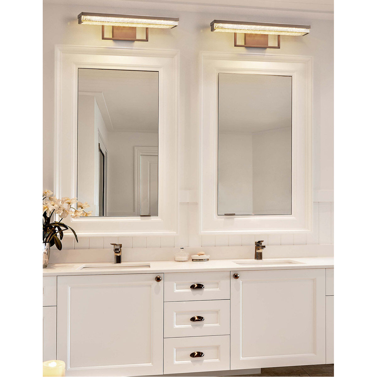 Wood and brushed nickel vanity light cheap