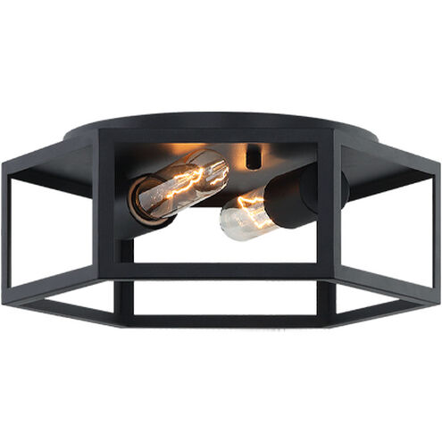 Creed LED 10.38 inch Matte Black Flush Mount Ceiling Light