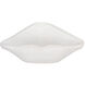 Lips White Fiber Cement Statue