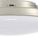 Universal Fan Light Kit LED Brushed Polished Nickel Light Kit