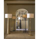 Sunbird 64 inch 150 watt Natural and Brass Floor Lamp Portable Light