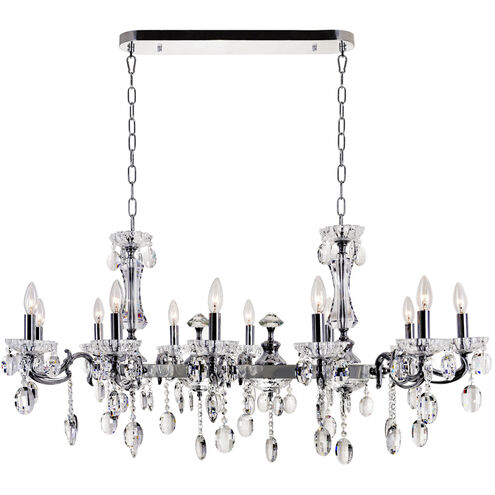 Flawless 12 Light 22 inch Chrome Up Chandelier Ceiling Light