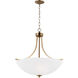 Geary LED 25 inch Satin Brass Pendant Ceiling Light, Large
