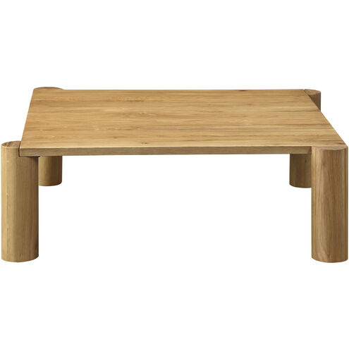 Post 36 X 36 inch White Coffee Table