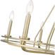 Jody 6 Light 32.5 inch Vintage Brass Chandelier Ceiling Light