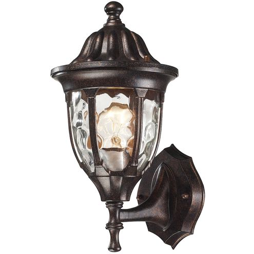 Glendale 1 Light 13 inch Regal Bronze Outdoor Wall Sconce