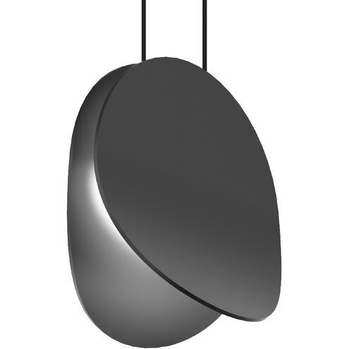 Malibu Discs LED 7.5 inch Satin Black Pendant Ceiling Light