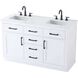 Alden 54 X 35 inch White Bathroom Vanity Cabinet