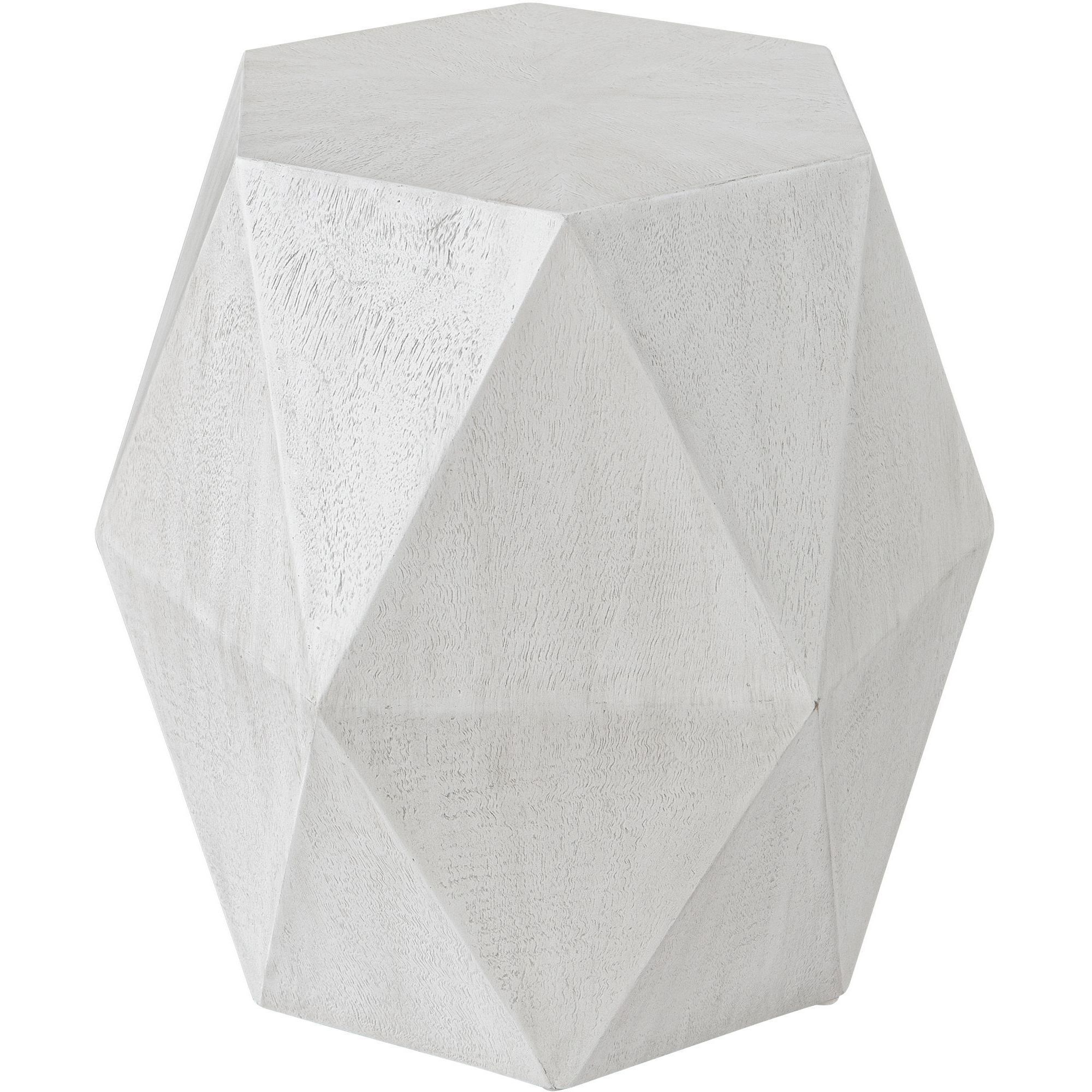 Volker 18 X 18 inch Fresh White Accent Table