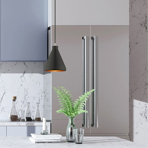 Allison 1 Light 7 inch Black Mini Pendant Ceiling Light