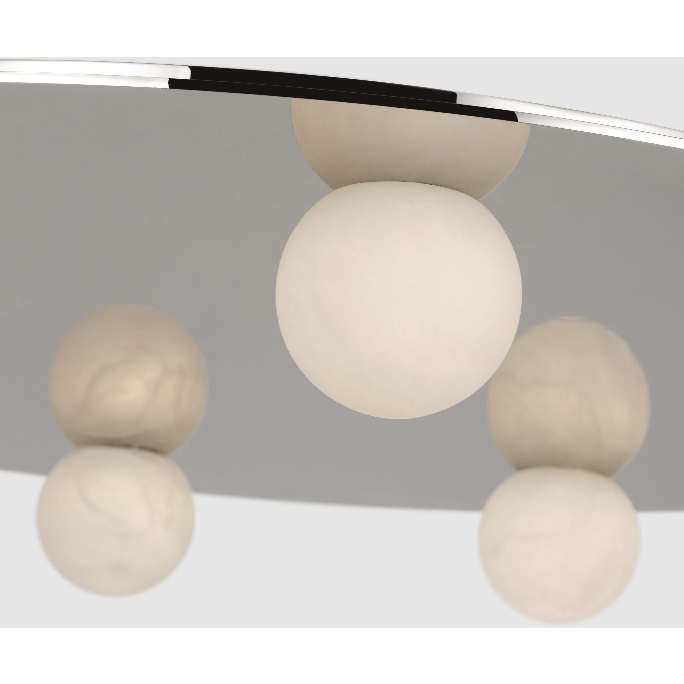 Kelly Wearstler Pertica LED 30 inch Polished Nickel Flush Mount Ceiling Light