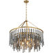 Gemma 9 Light 32 inch Modern Gold Chandelier Ceiling Light