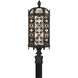 Costa del Sol 3 Light 29 inch Black Outdoor Post Mount