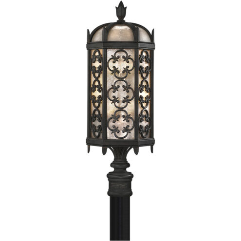 Costa del Sol 3 Light 29 inch Black Outdoor Post Mount
