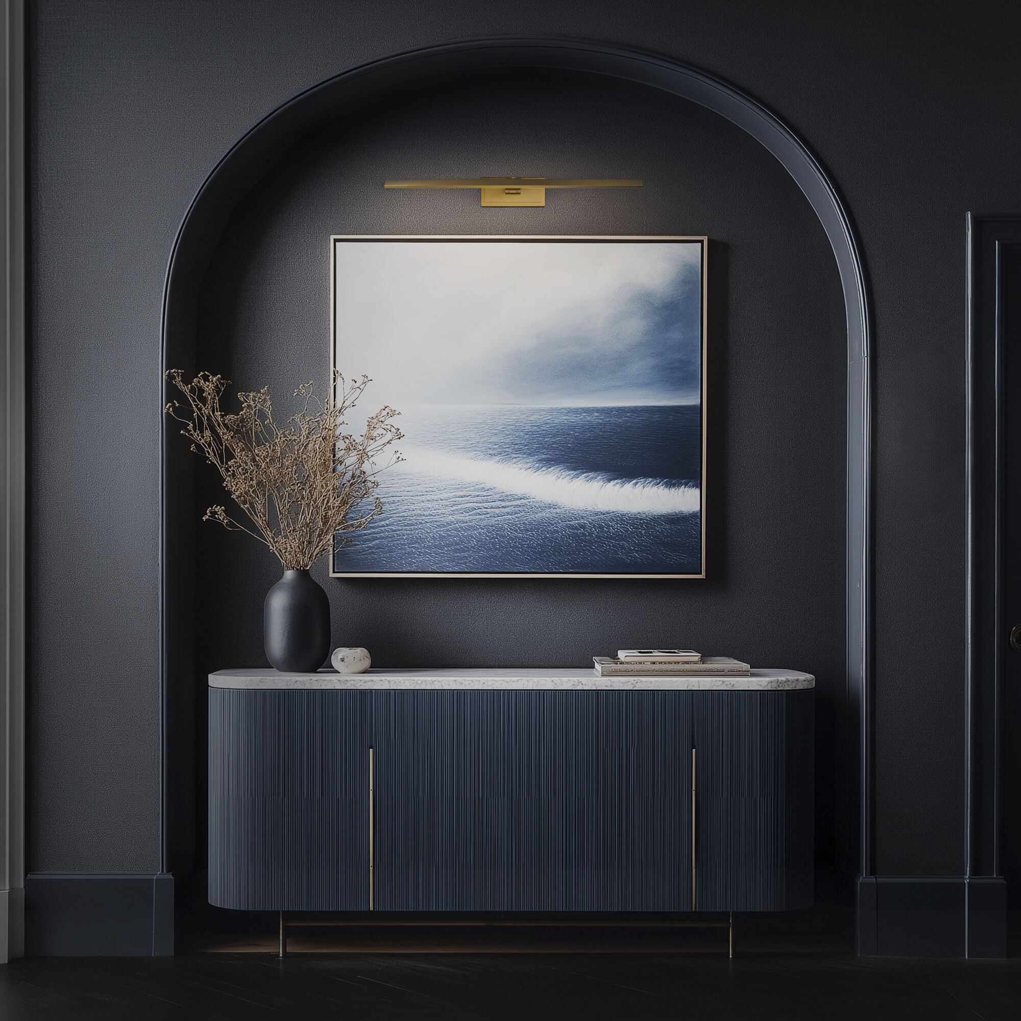 Diver Indoor Wall Lighting in 3500K, Black