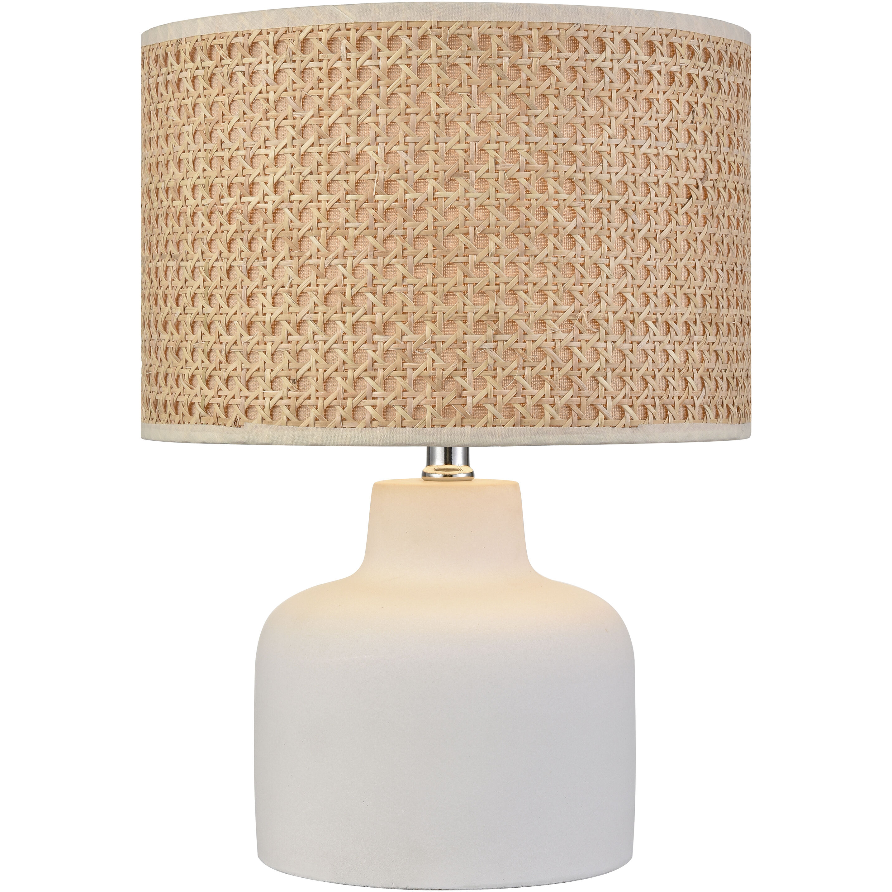 Rockport 17 inch 60 watt Matte White Table Lamp Portable Light