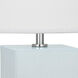 Small Harvey 19.13 inch 60 watt Baby Blue Accent Lamp Portable Light