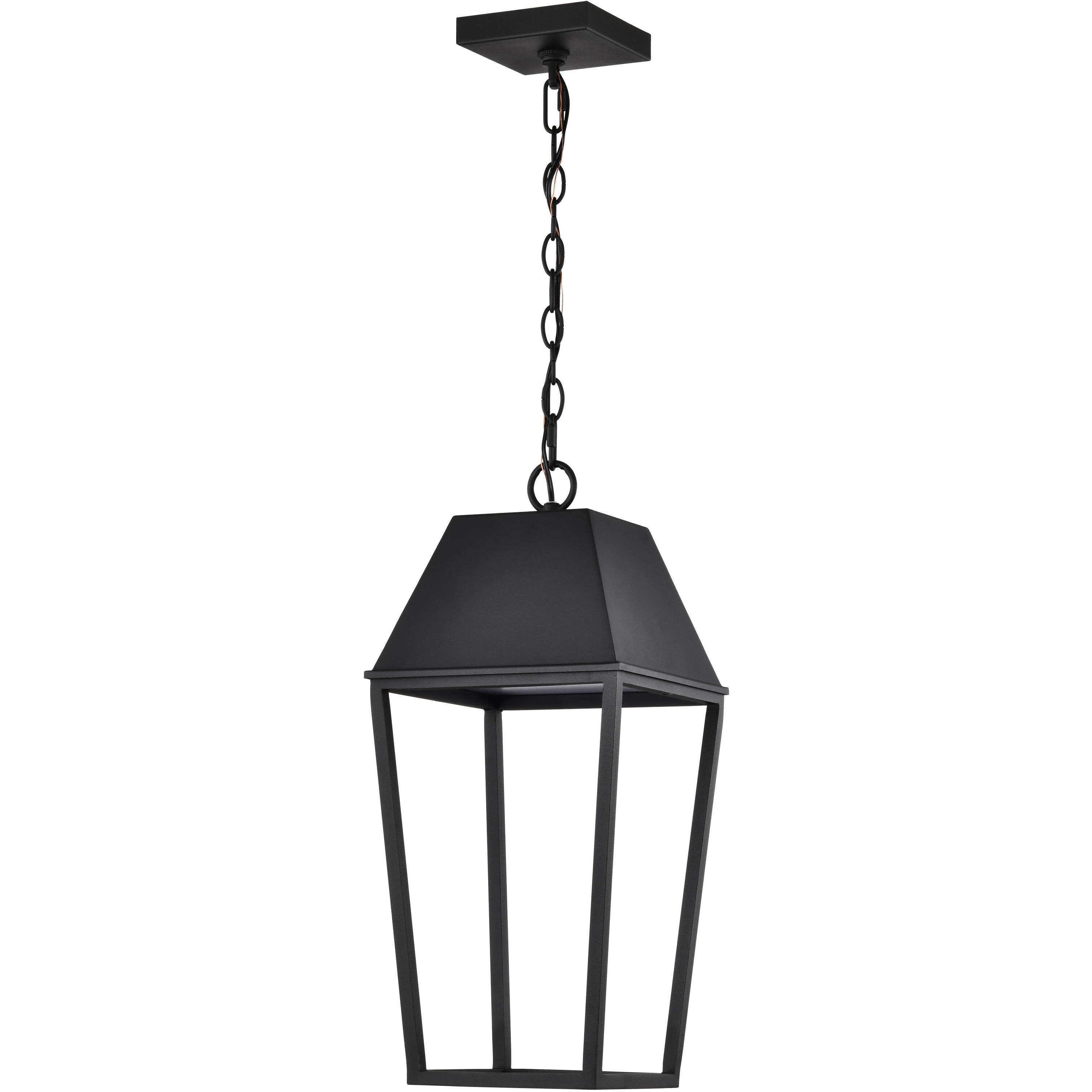 Colt LED 9.5 inch Matte Black Outdoor Hanging Light