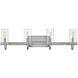 Ryden 30 inch Brushed Nickel Vanity Light Wall Light
