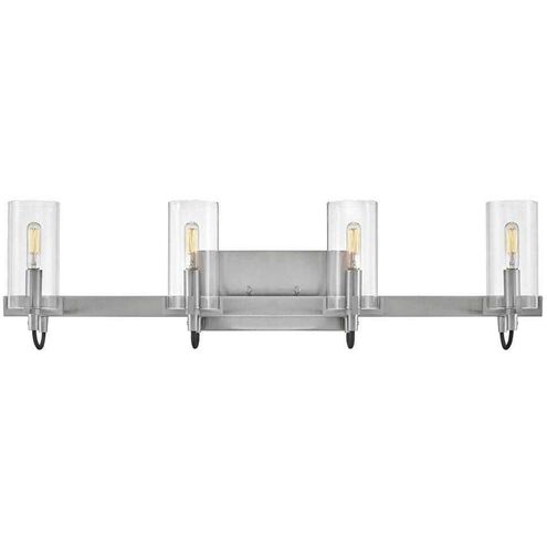 Ryden 30 inch Brushed Nickel Vanity Light Wall Light