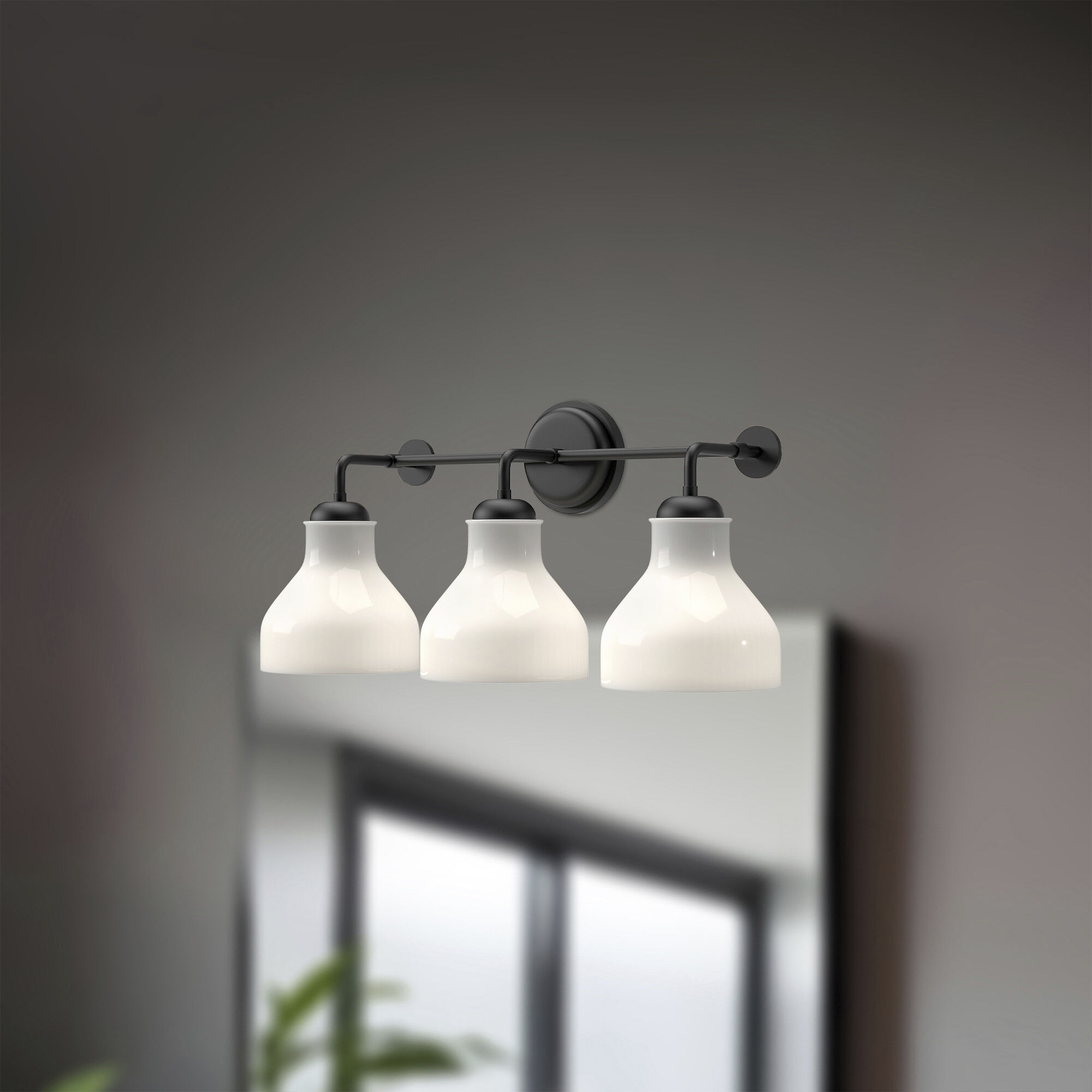 Alora Mood Westlake Bath Vanity Light Wall Light in Matte Black