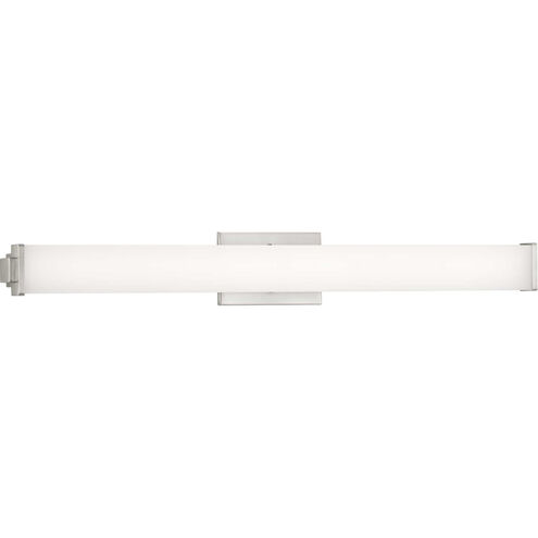 Phase 2.1 LED LED 36 inch Brushed Nickel Linear Bath Bar Wall Light, Progress LED