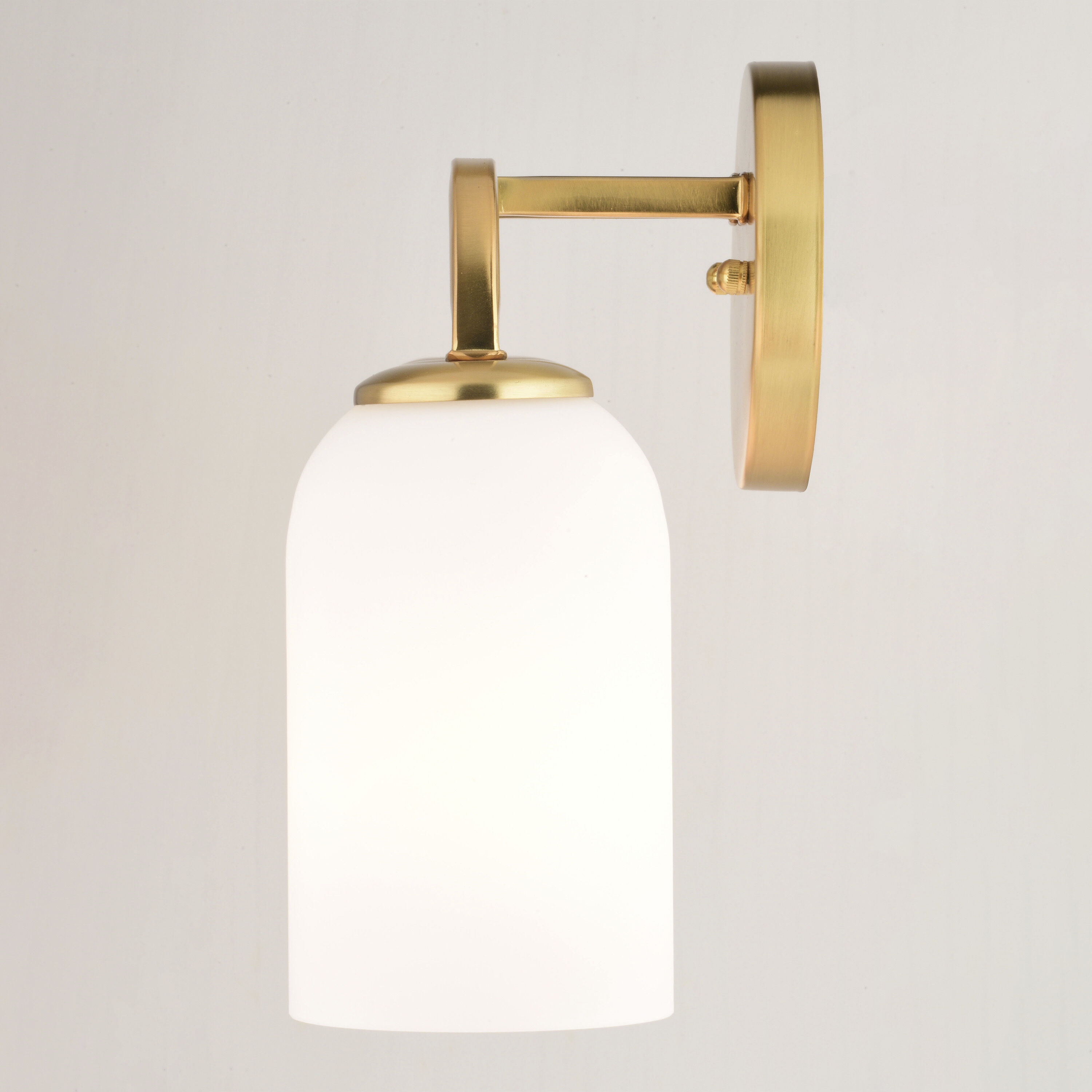 Shelby LED 23 inch Natural Brass Bathroom Light Wall Light