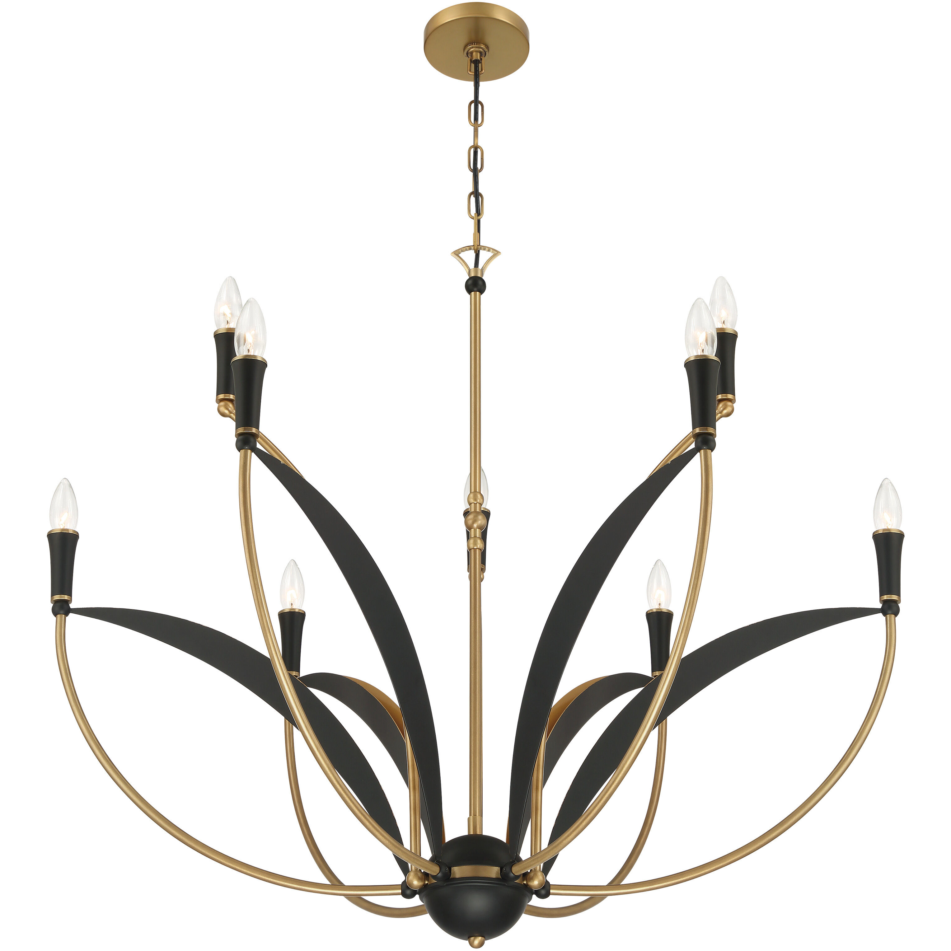 Miller 9 Light 35.5 inch Legacy Brass and Sand Coal Chandelier Ceiling Light