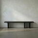 Kir Hand Rubbed Black Bench