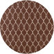 Fallon 96 X 96 inch Dark Brown, Beige Rug