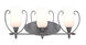 Kalco Lighting Mateo 3 Light Bath Vanity in Flecked Iron 7233FI