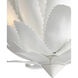 Agave 9 Light 26.75 inch Gesso White Chandelier Ceiling Light, Marjorie Skouras Collection
