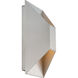 Maglev LED 5.5 inch Brushed Aluminum Outdoor Wall Light in 4000K