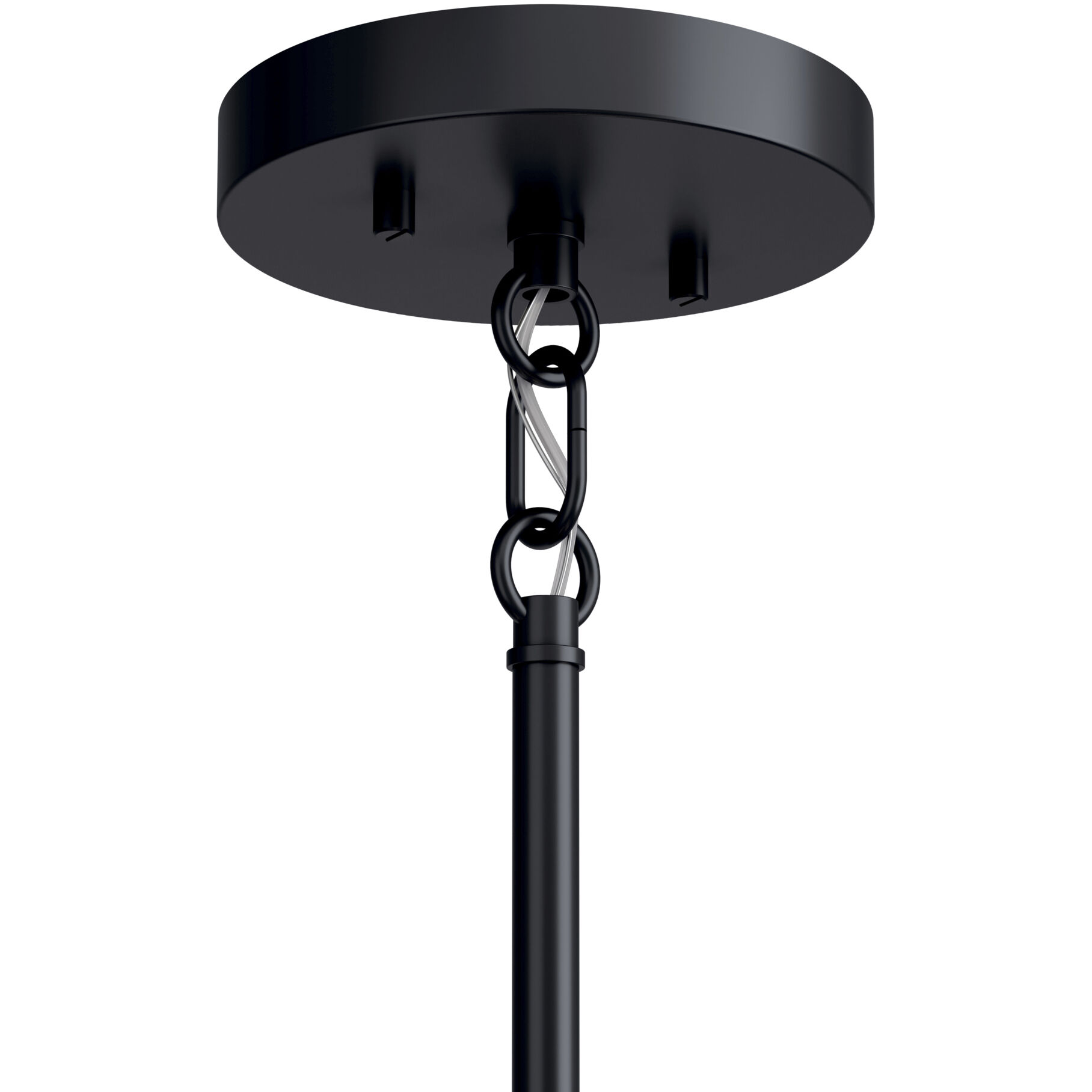Madden 5 Light Black Chandelier Ceiling Light, 1 Tier Small
