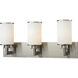 Savannah 3 Light 23 inch Brushed Nickel Vanity Wall Light