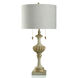 Chrysta Crme 34 inch 60.00 watt Washed Cream Table Lamp Portable Light