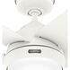 Skyflow 52 inch Matte White Outdoor Ceiling Fan