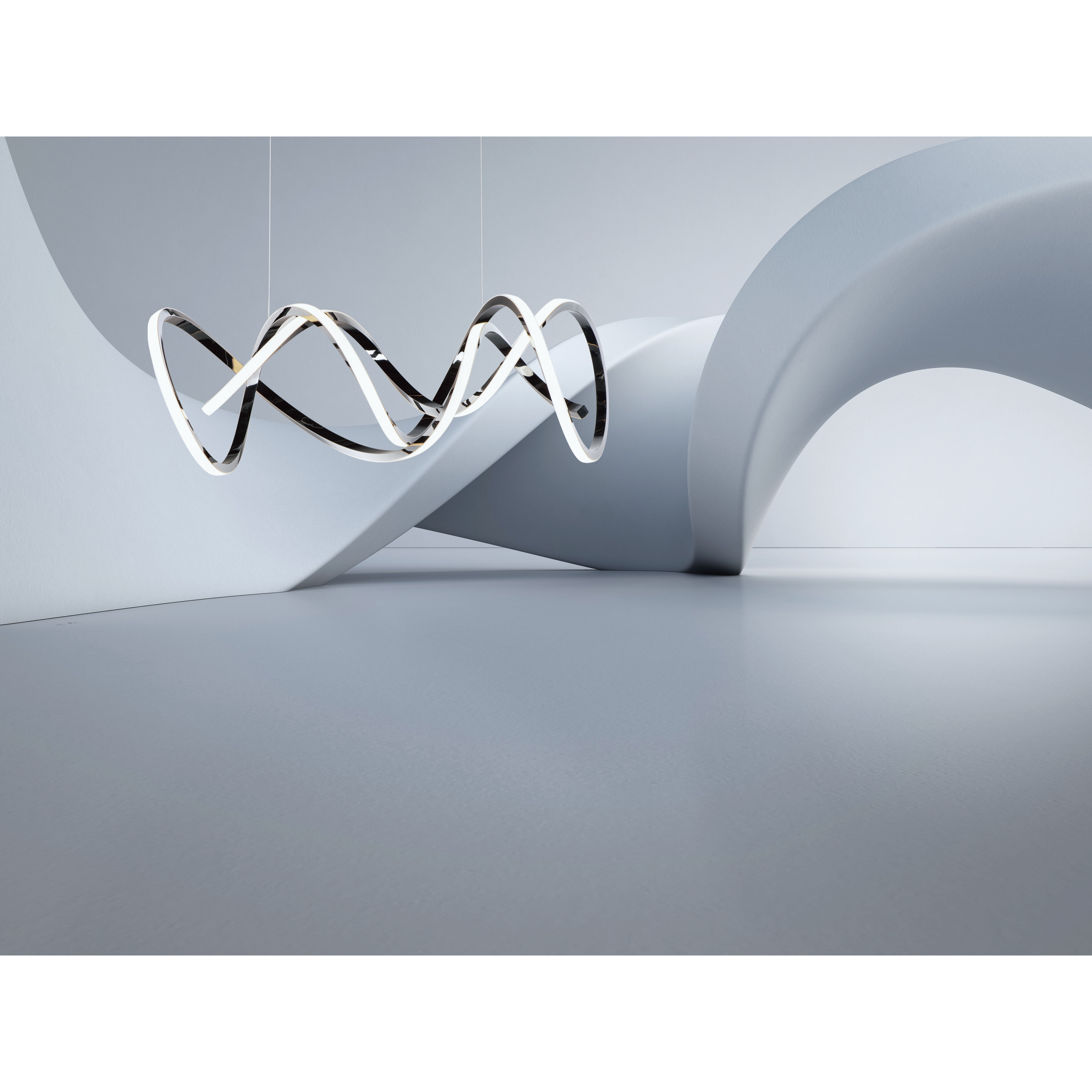 Signature LED 15.75 inch Black Chrome Single Pendant Ceiling Light