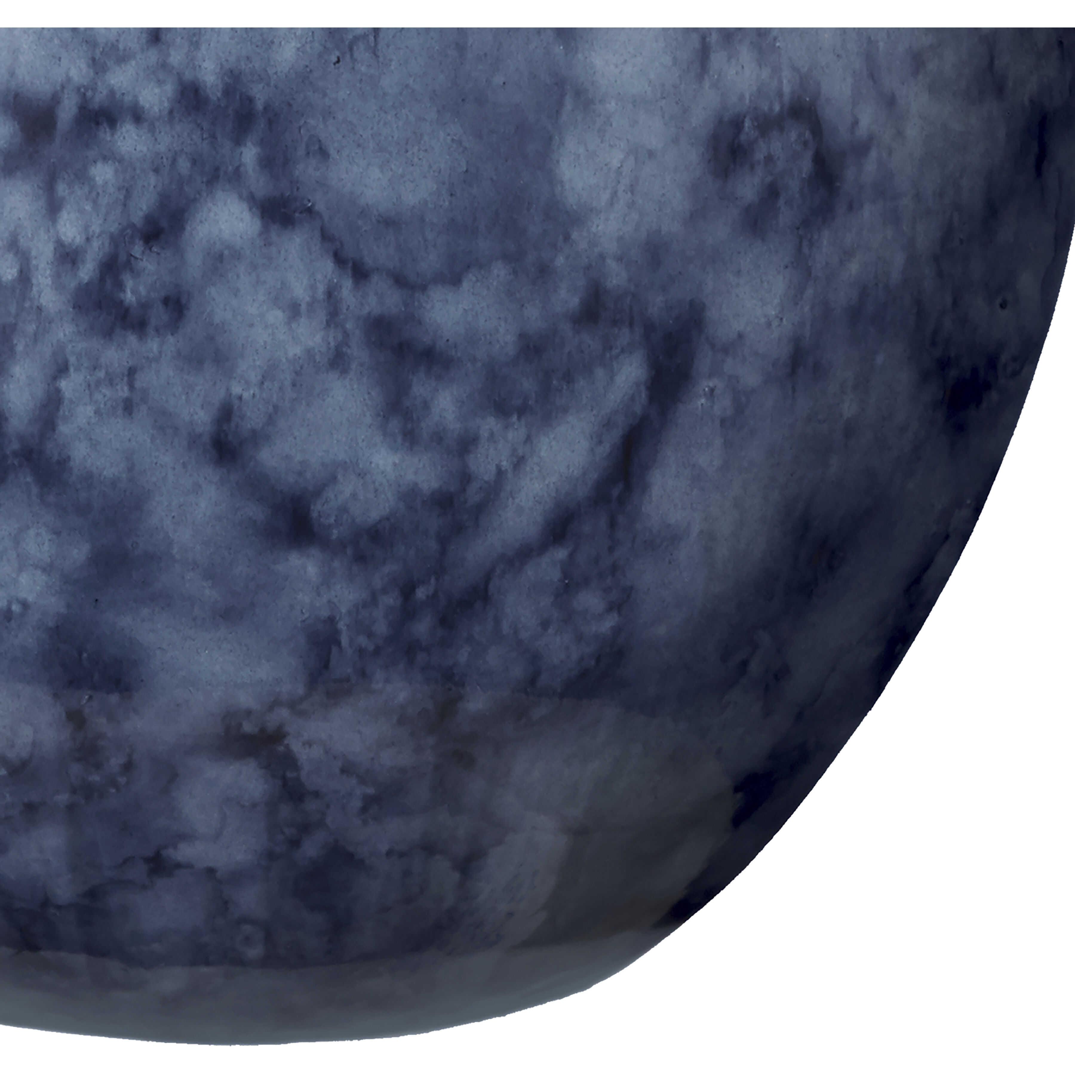 Midnight Marble 14 X 10 inch Vase