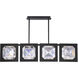 Beyond Enchante LED 43 inch Black Linear Pendant Ceiling Light, Beyond