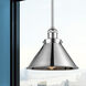 Franklin Restoration Briarcliff 1 Light 10 inch Polished Chrome Mini Pendant Ceiling Light in Incandescent, Franklin Restoration