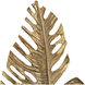 Sago Leaf Antique Gold Dimensional Wall Art