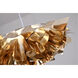 Canada LED 21 inch Shiny Gold Chandelier Ceiling Light